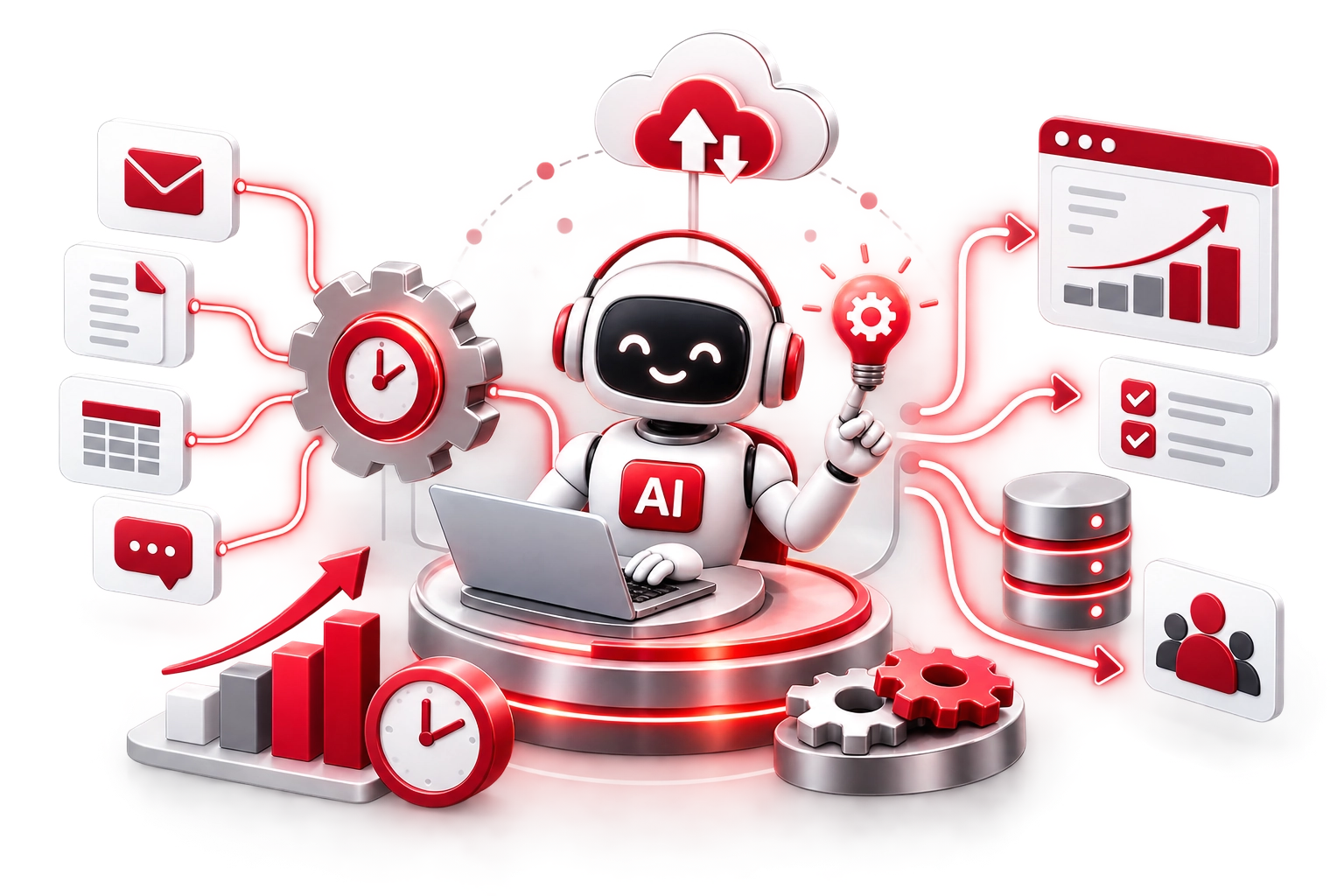 AI Business Automation Solutions – Automate repetitive tasks, improve productivity and reduce operational costs with custom AI