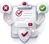 AI approval and review workflow automation illustration