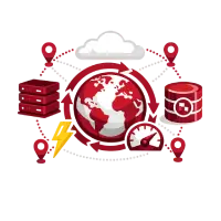 Content delivery network and intelligent caching illustration