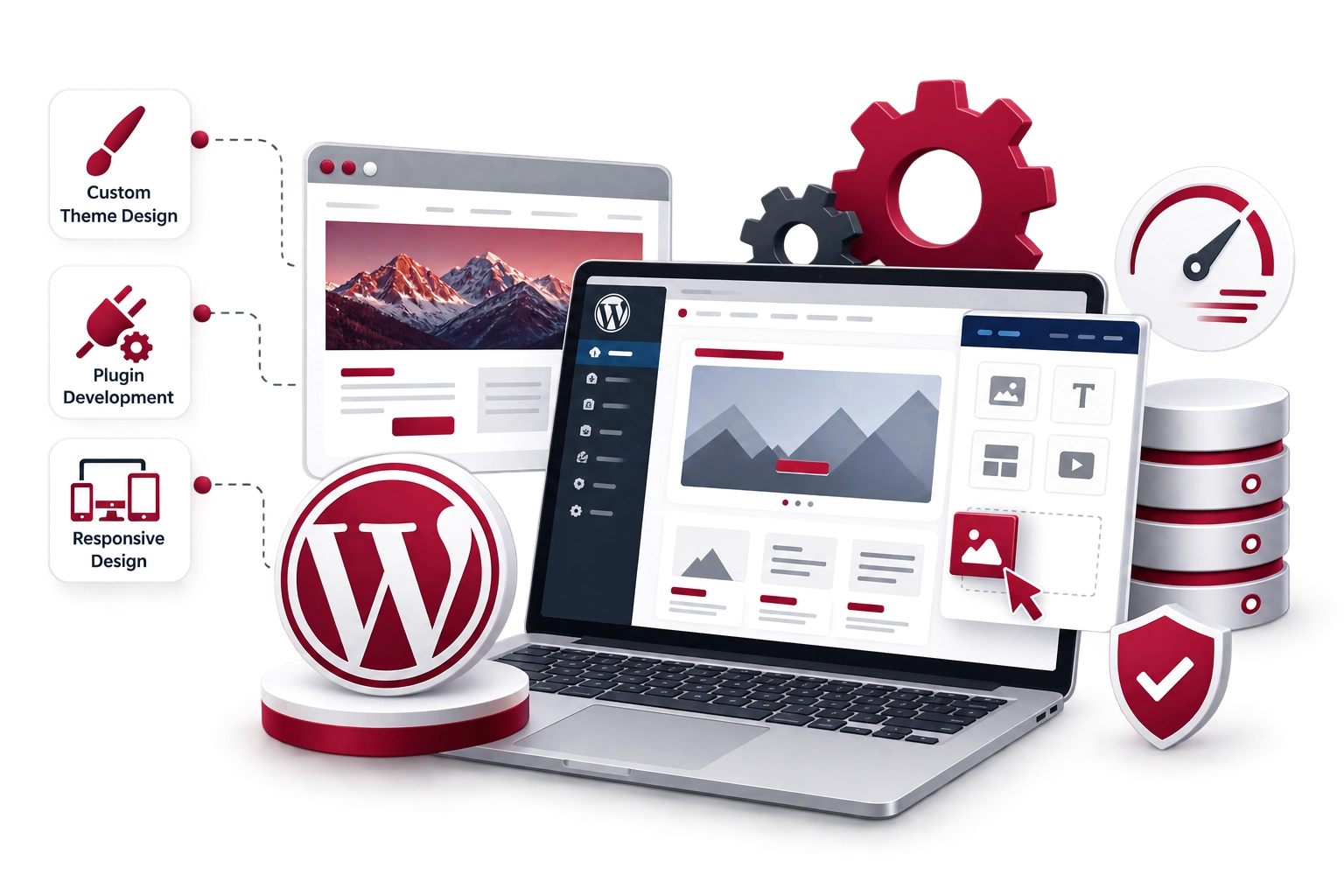 WordPress Website Development Services – Custom, secure, scalable and SEO-friendly WordPress websites beyond basic setups