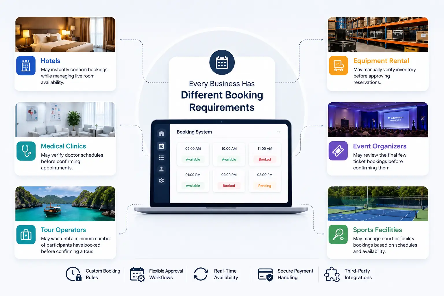 Every Business Has Different Booking Requirements
