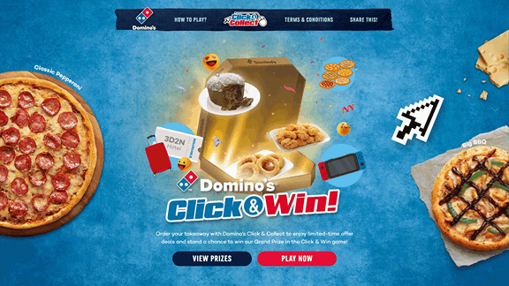 dominos - Click and collect